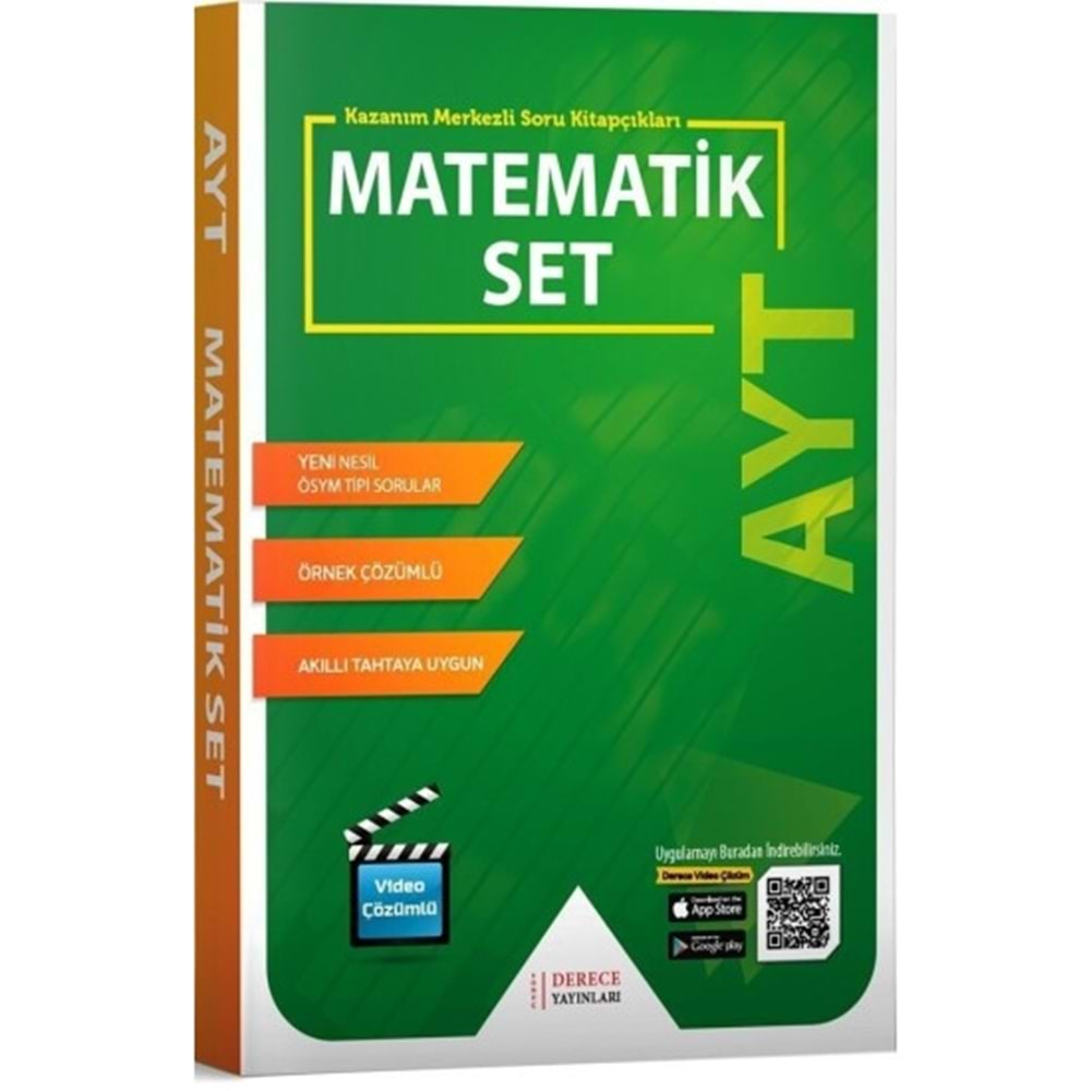 Derece Yayınları AYT Matematik Modüler Set