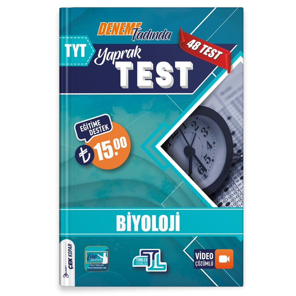 Tümler Yayınları TYT Biyoloji Yaprak Test