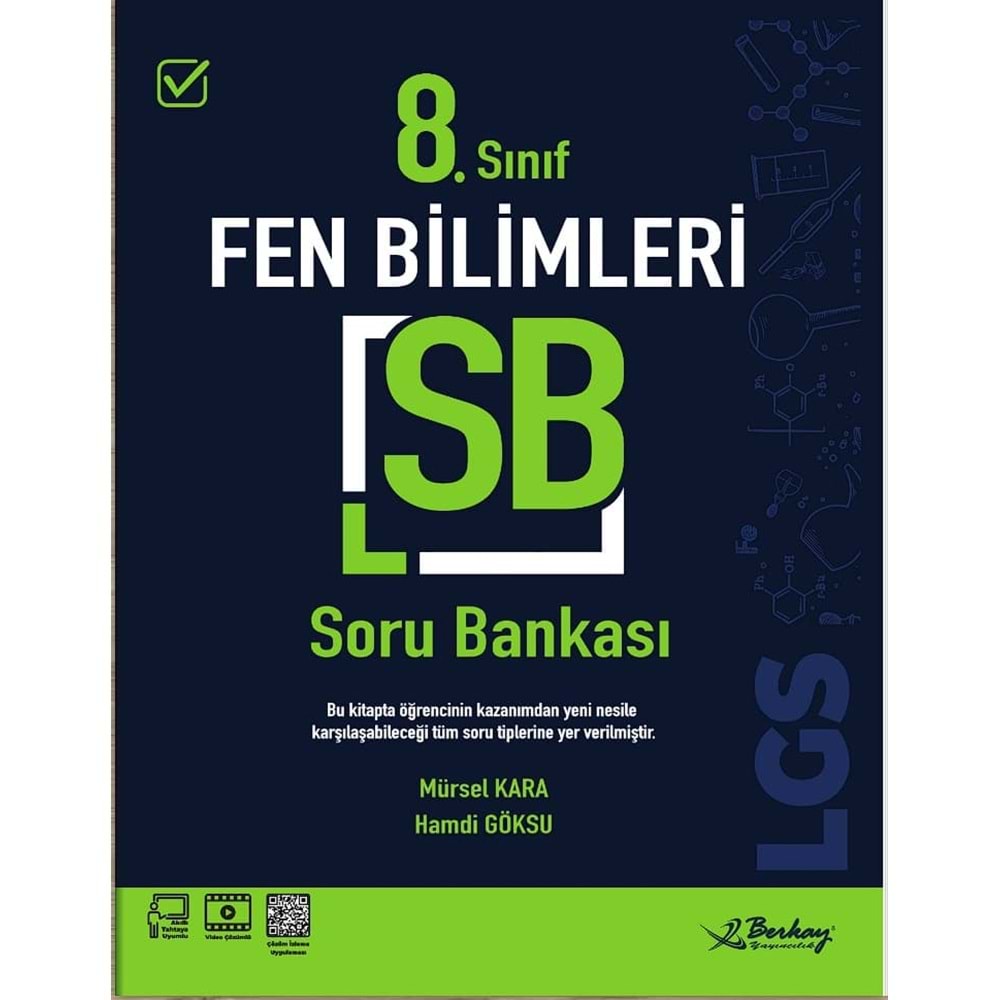 Berkay Yayınları 8. Sınıf Fen Bilimleri Soru Bankası
