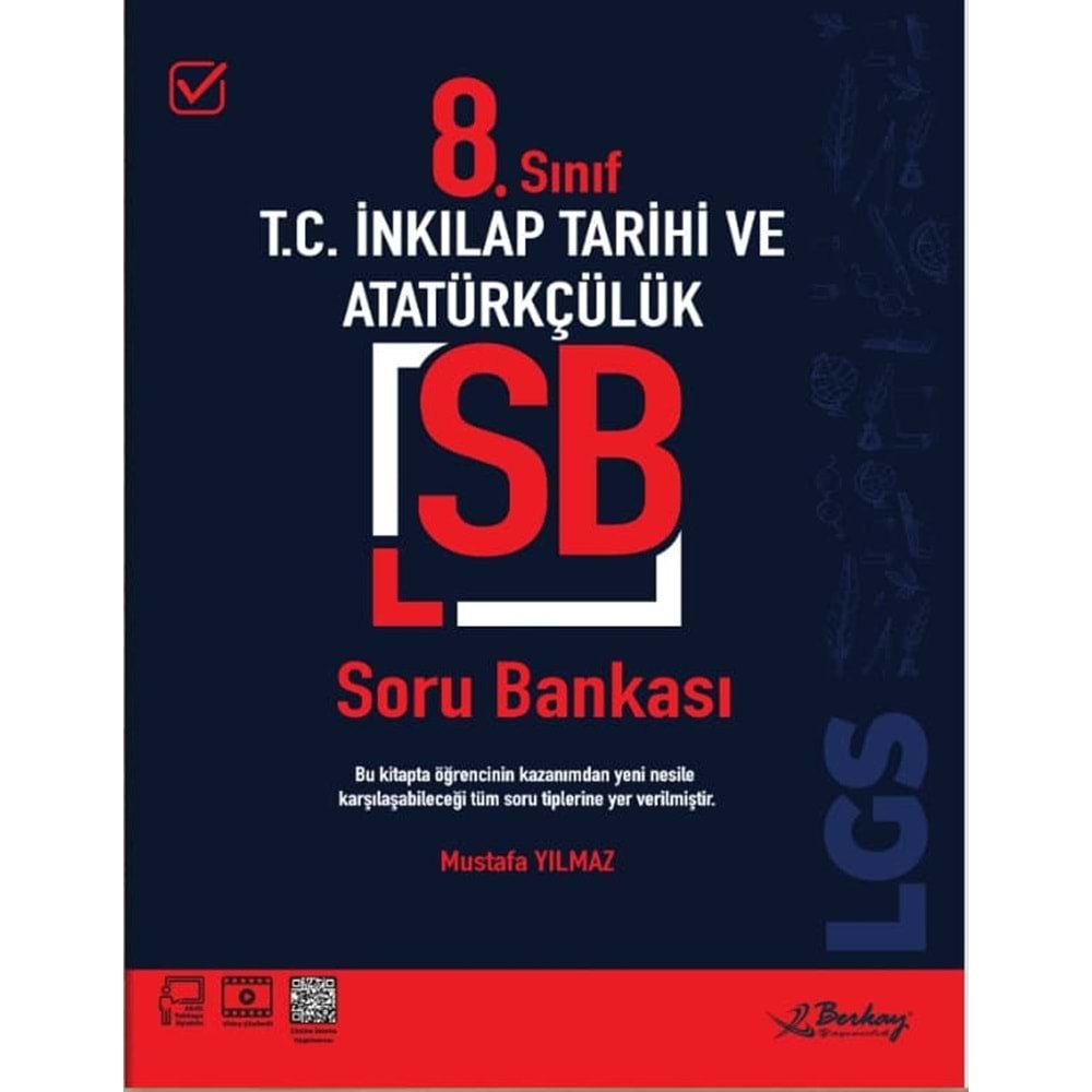 Berkay Yayınları 8. Sınıf T.C İnkılap Tarihi Ve Atatürkçülük Soru Bankası