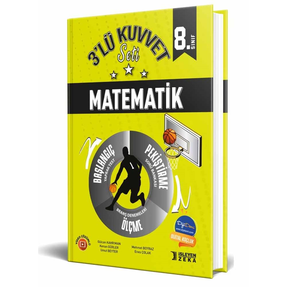 İşleyen Zeka Yayınları 8. Sınıf Matematik 3 Lü Kuvvet 2023