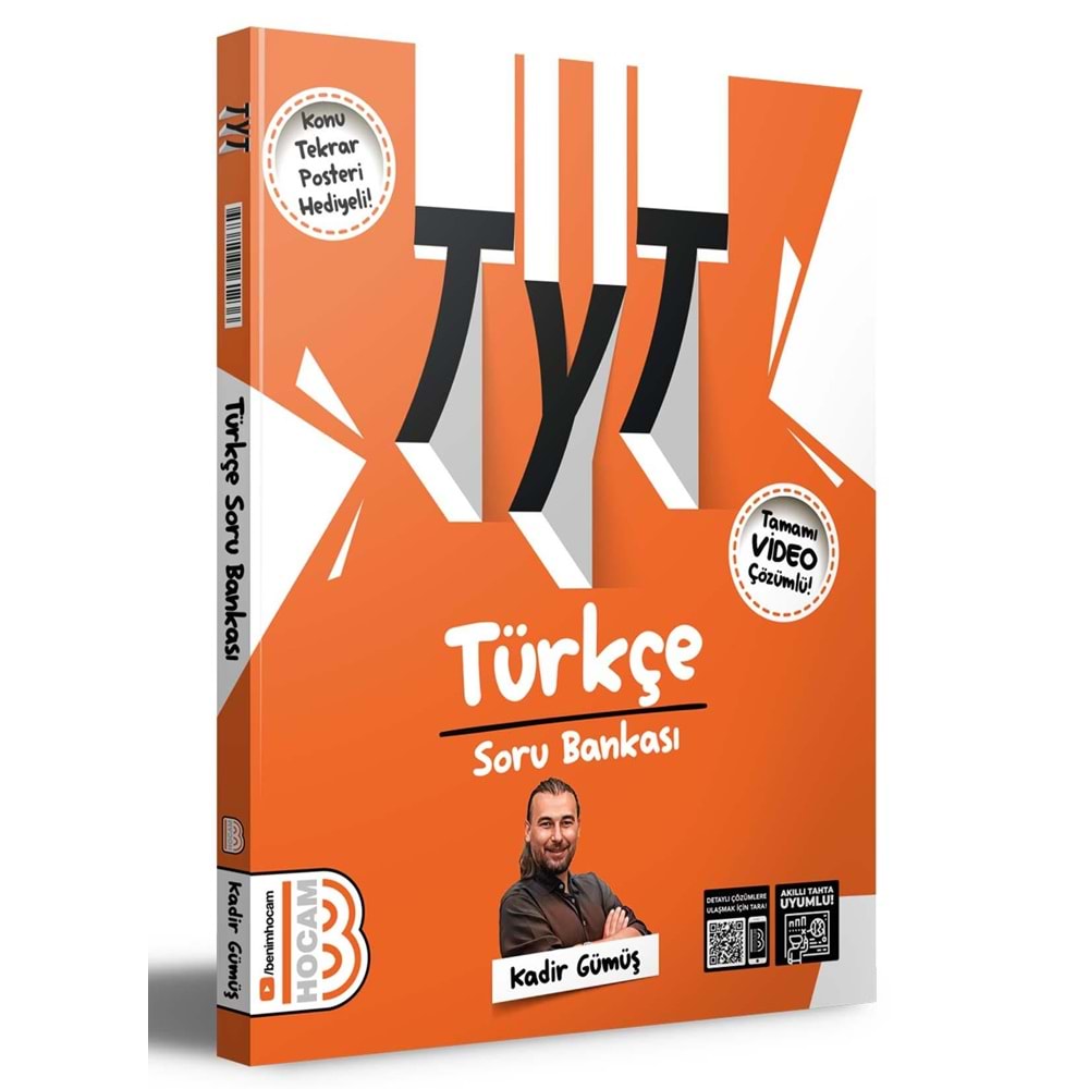 Benim Hocam Yayınları 2024 TYT Türkçe Soru Bankası