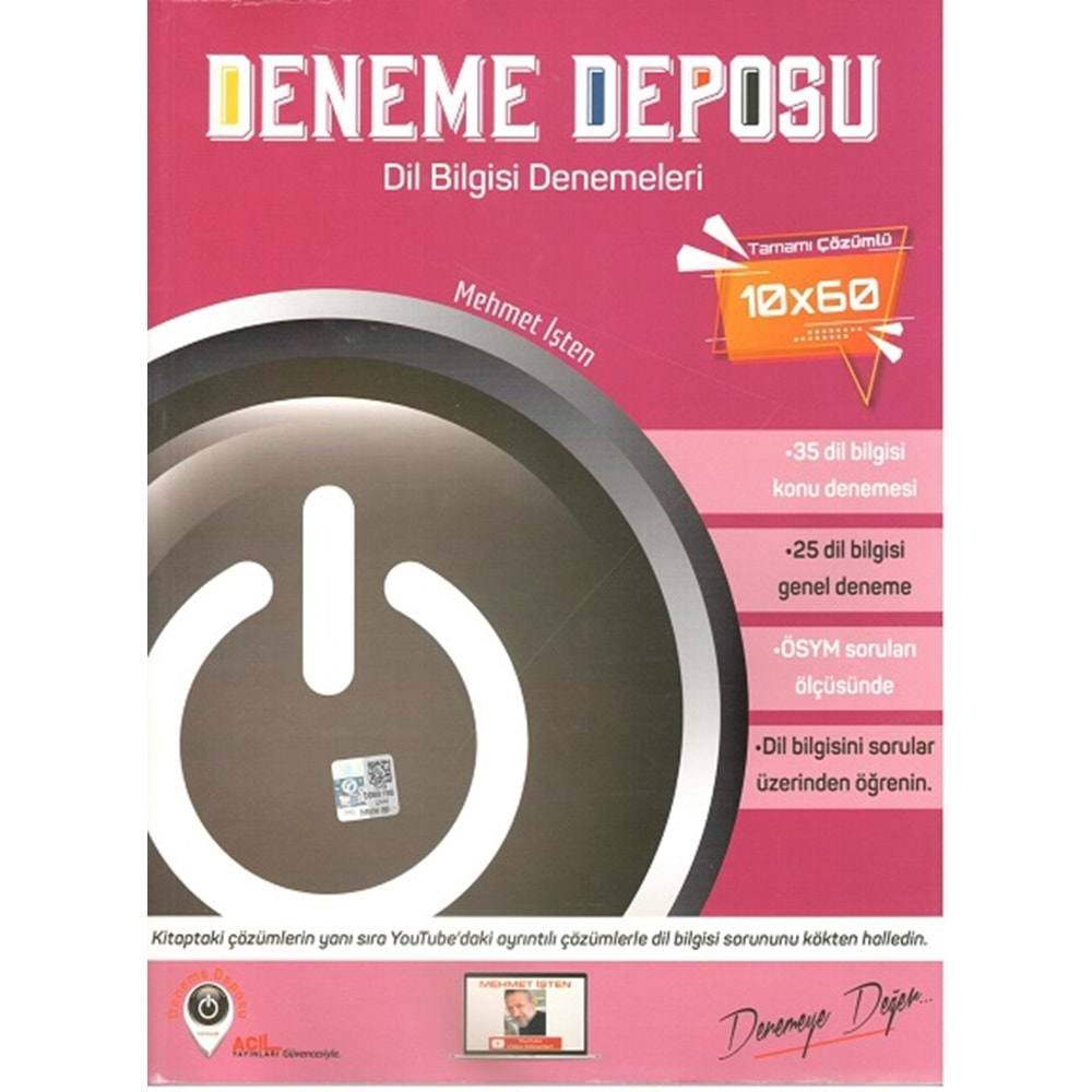 Deneme Deposu TYT Dil Bilgisi 10x60 Deneme 2023