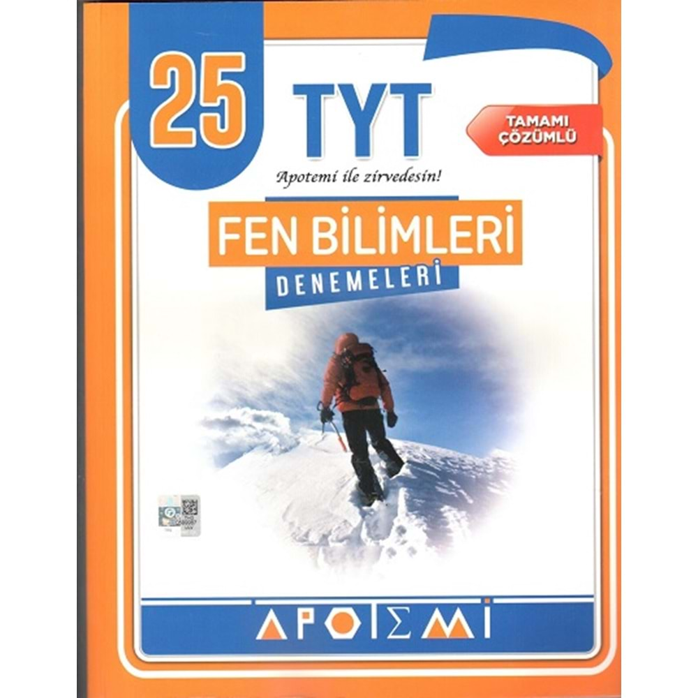 Apotemi Yayınları TYT Fen Bilimleri 25 Li Deneme