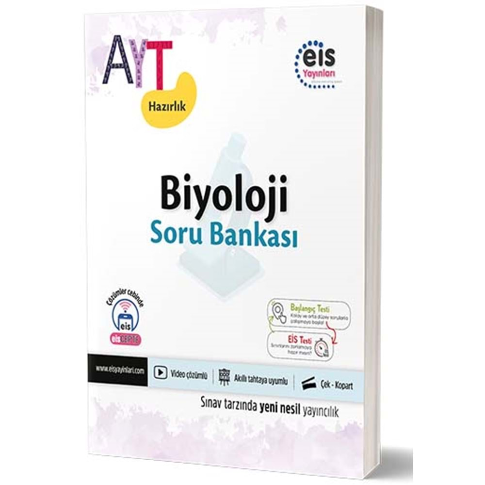 Eis Yayınları AYT Biyoloji Soru Bankası 2024