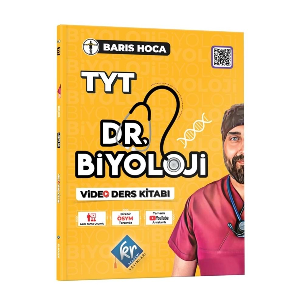 KR Akademi 2024 Barış Hoca TYT Dr. Biyoloji Video Ders Kitabı