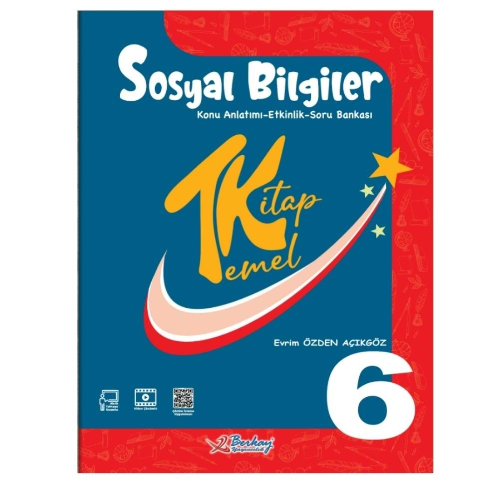 Berkay Yayınları 6. Sınıf Sosyal Bilgiler Temel Kitap