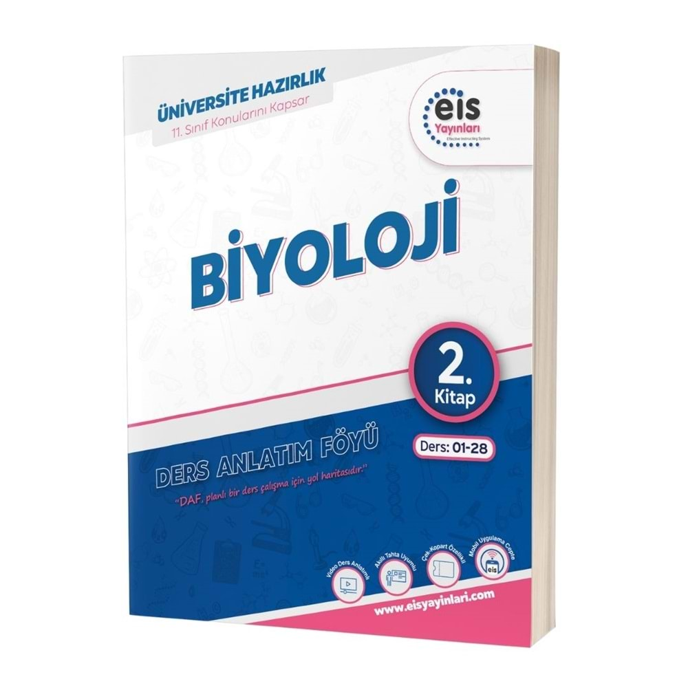 Eis Yayınları YKS Biyoloji Daf Mavi Seri 2. Kitap