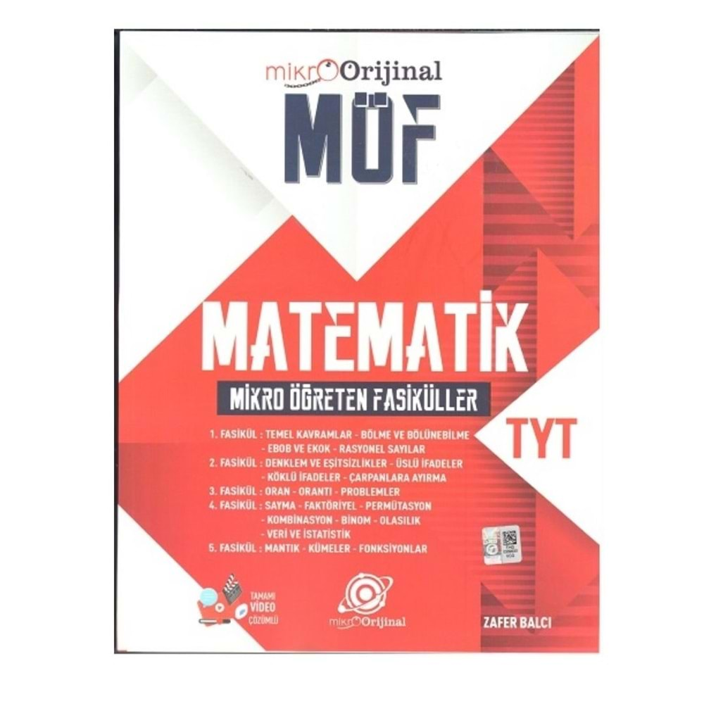 Orijinal Mikro TYT Matematik MÖF Mikro Öğreten Fasiküller Set