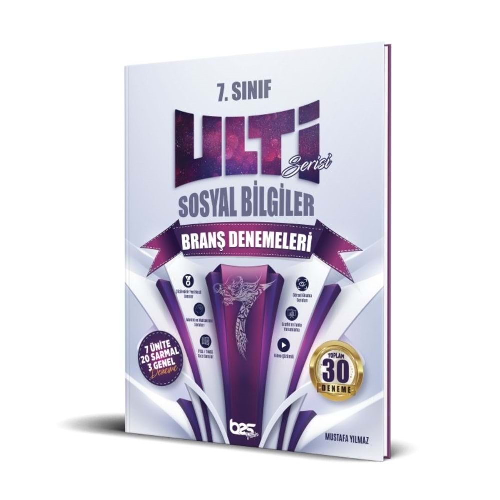 Bes Yayınları 7. Sınıf Sosyal Bilgiler Branş Denemeleri 2024