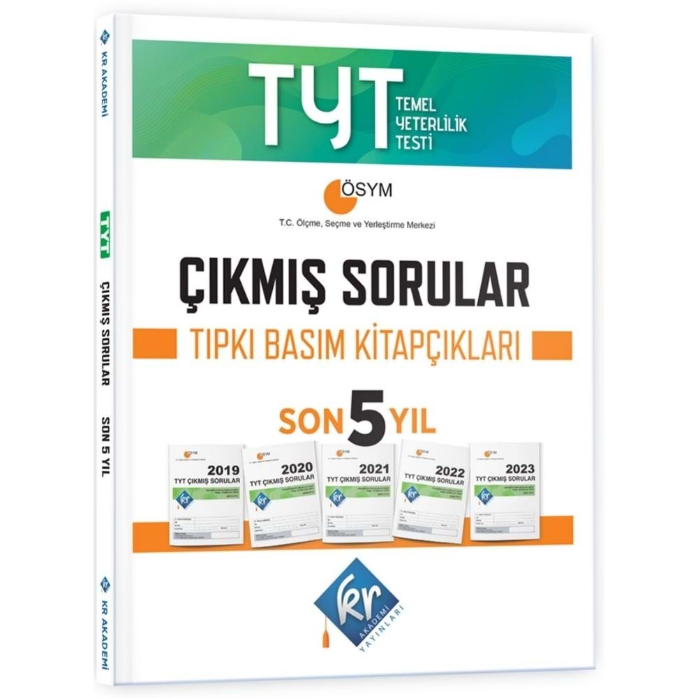 KR Akademi Yayınları TYT Çıkmış Sorular Son 5 Yıl Tıpkı Basım Fasikülleri