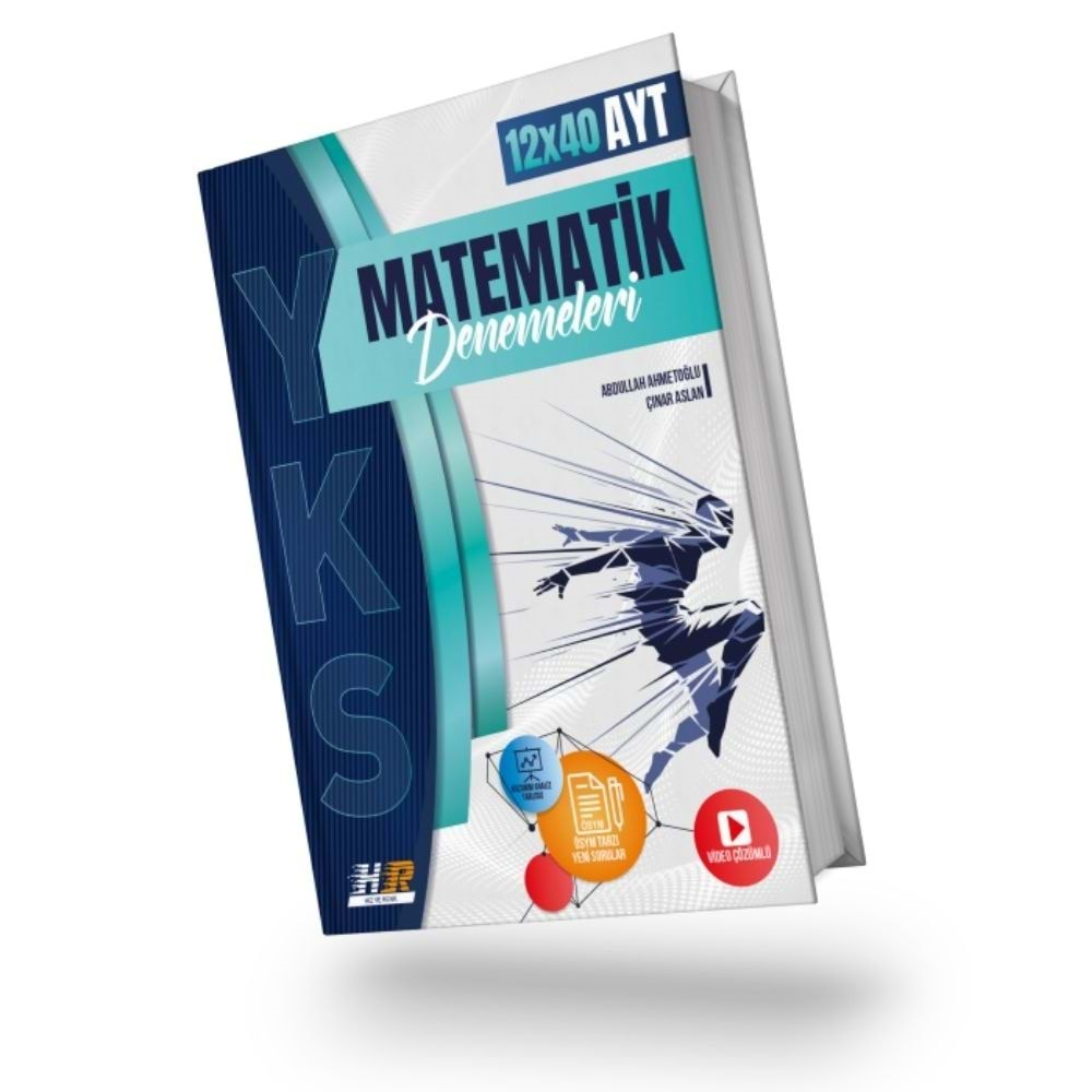 Hız Ve Renk Yayınları AYT Matematik 12*40 Deneme 2024