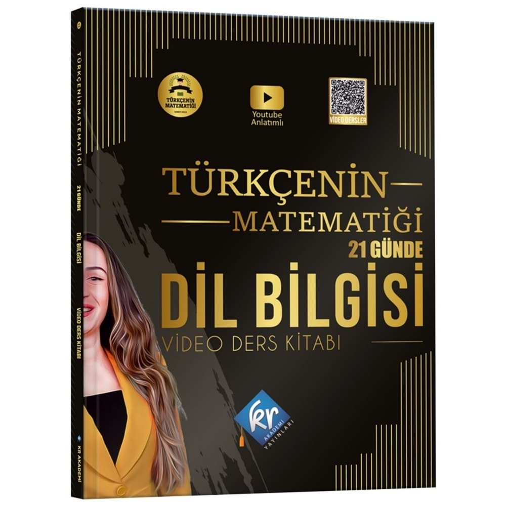 Gamze Hoca Türkçenin Matematiği Tüm Sınavlar İçin 21 Günde Dil Bilgisi Video Ders Kitabı