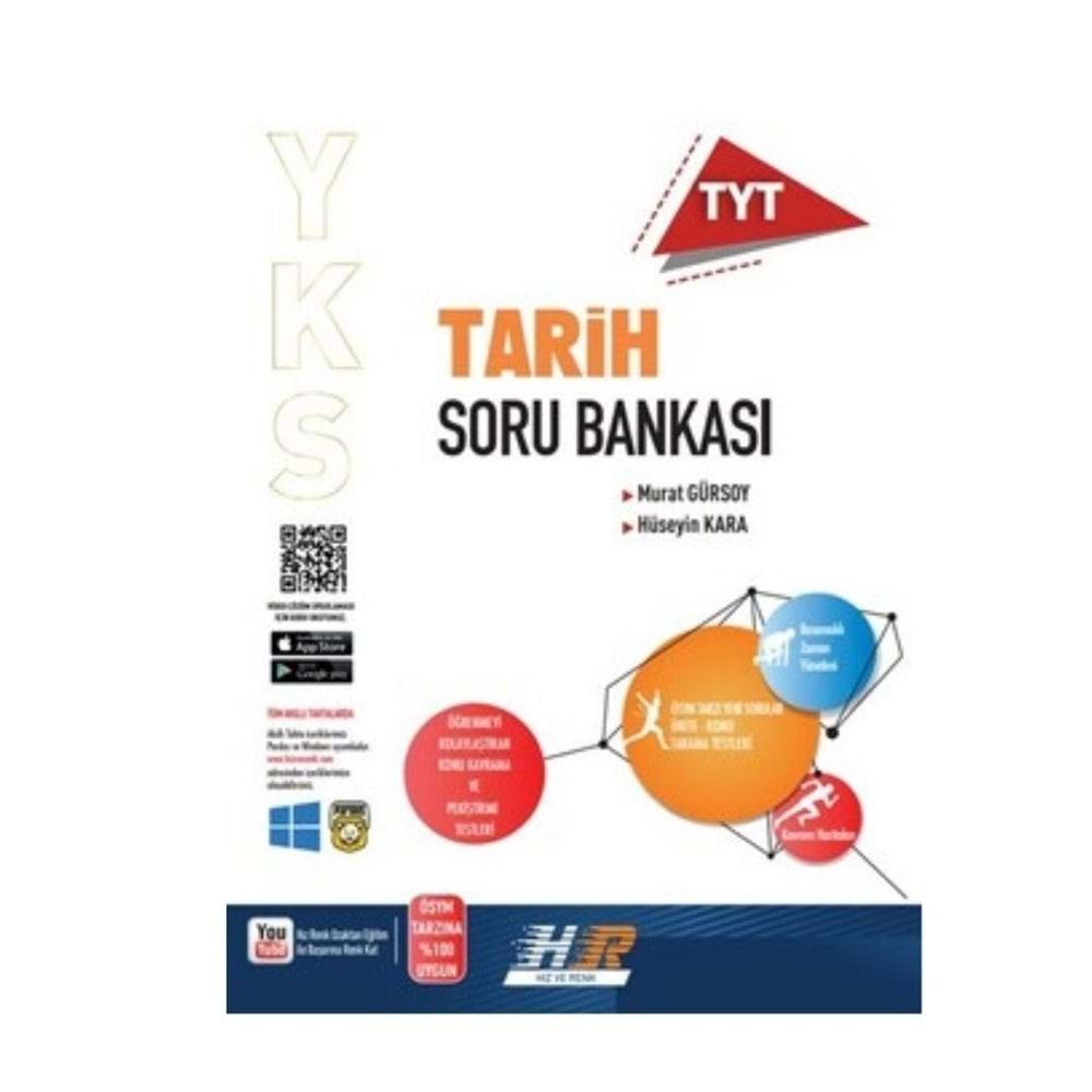 Hız Ve Renk Yayınları TYT Tarih Soru Bankası 2025