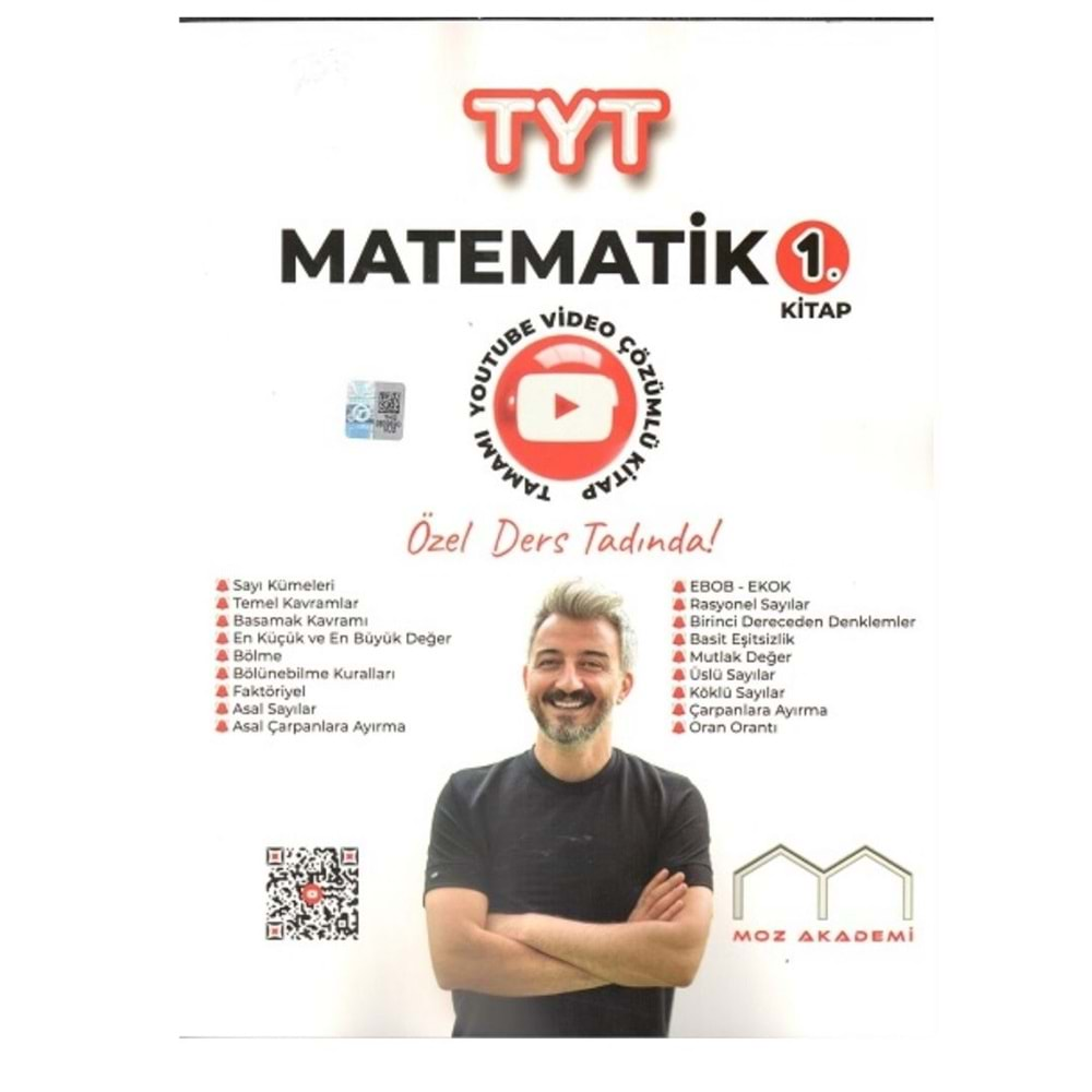 Moz Akademi TYT Matematik 1. Kitap Tamamı Çözümlü Soru Bankası