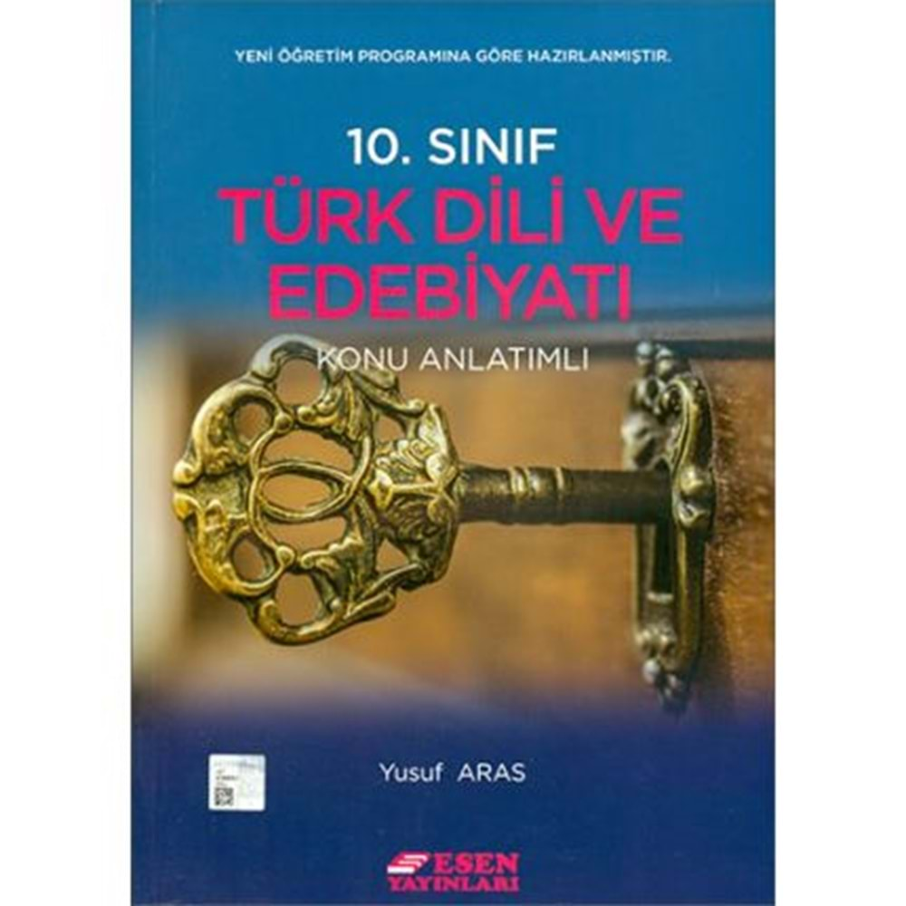 Esen Yayınları 10. Sınıf Türk Dili ve Edebiyatı Konu Anlatımlı