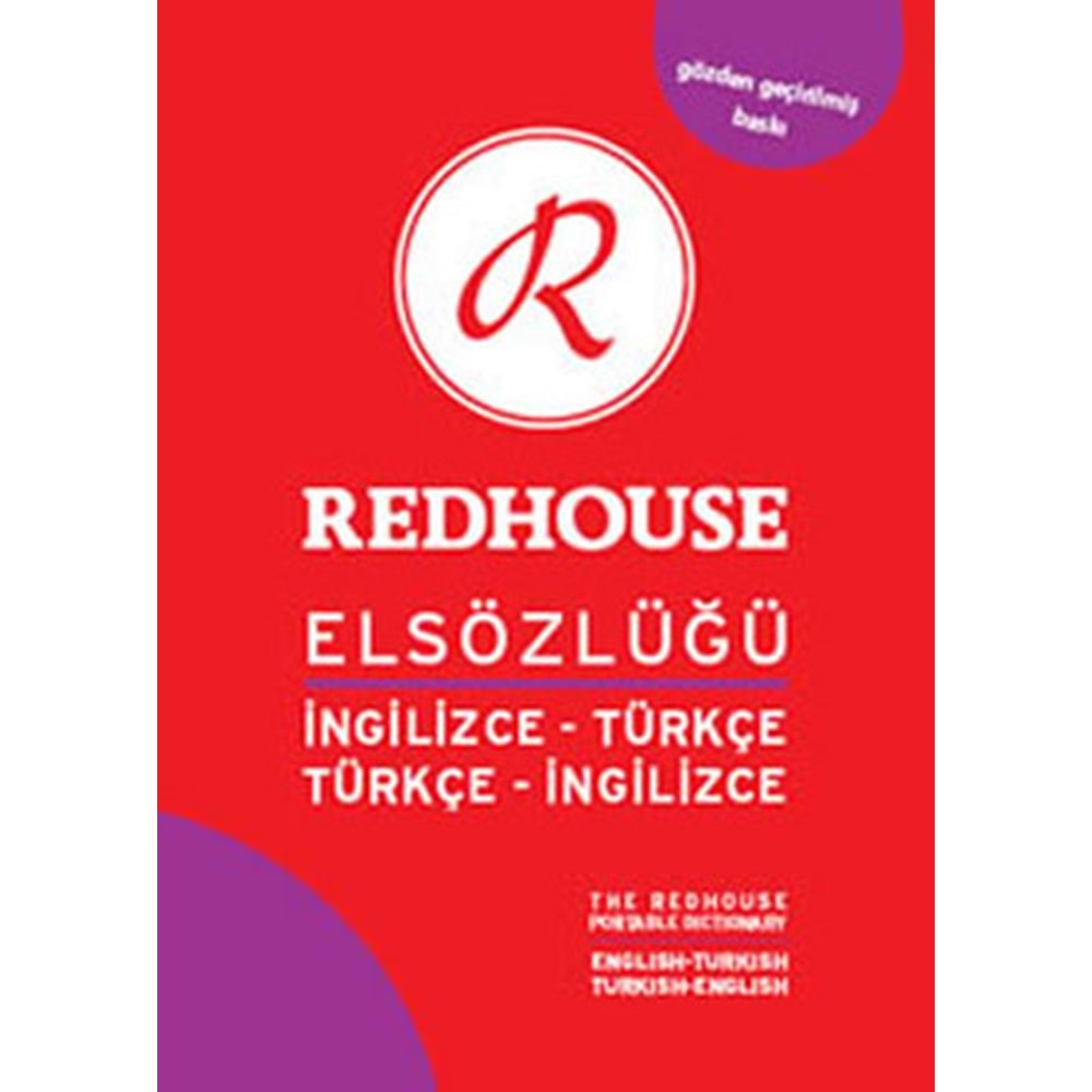 Redhouse Elsözlüğü İng.-Türk./Türk.-İng. (Kırmızı Orta)