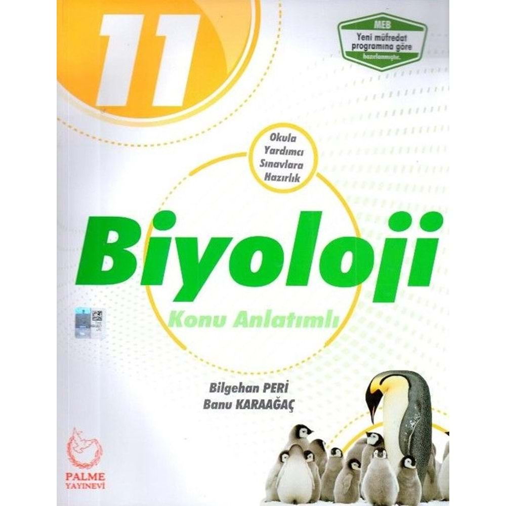 Palme Yayınları 11. Sınıf Biyoloji Konu Anlatımlı