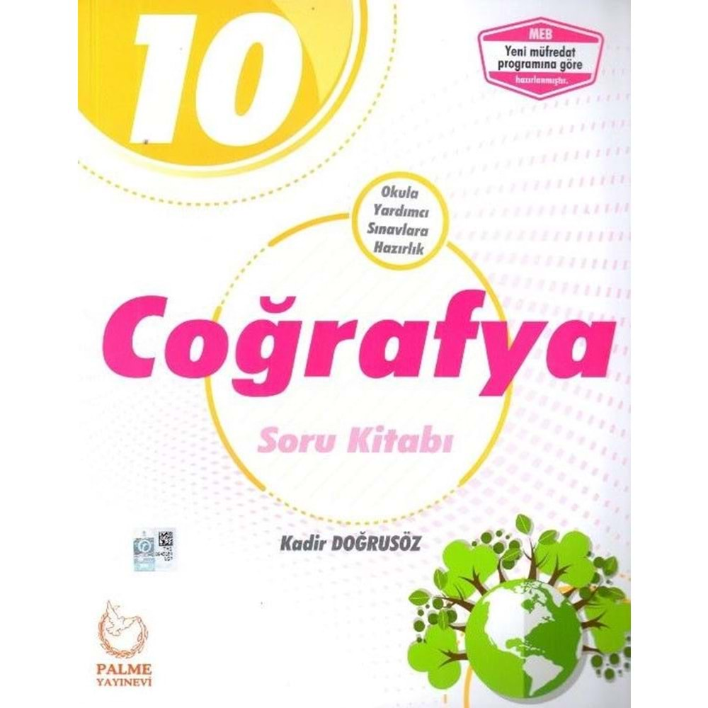 Palme Yayınları 10. Sınıf Coğrafya Soru Kitabı - Kadir Doğrusöz