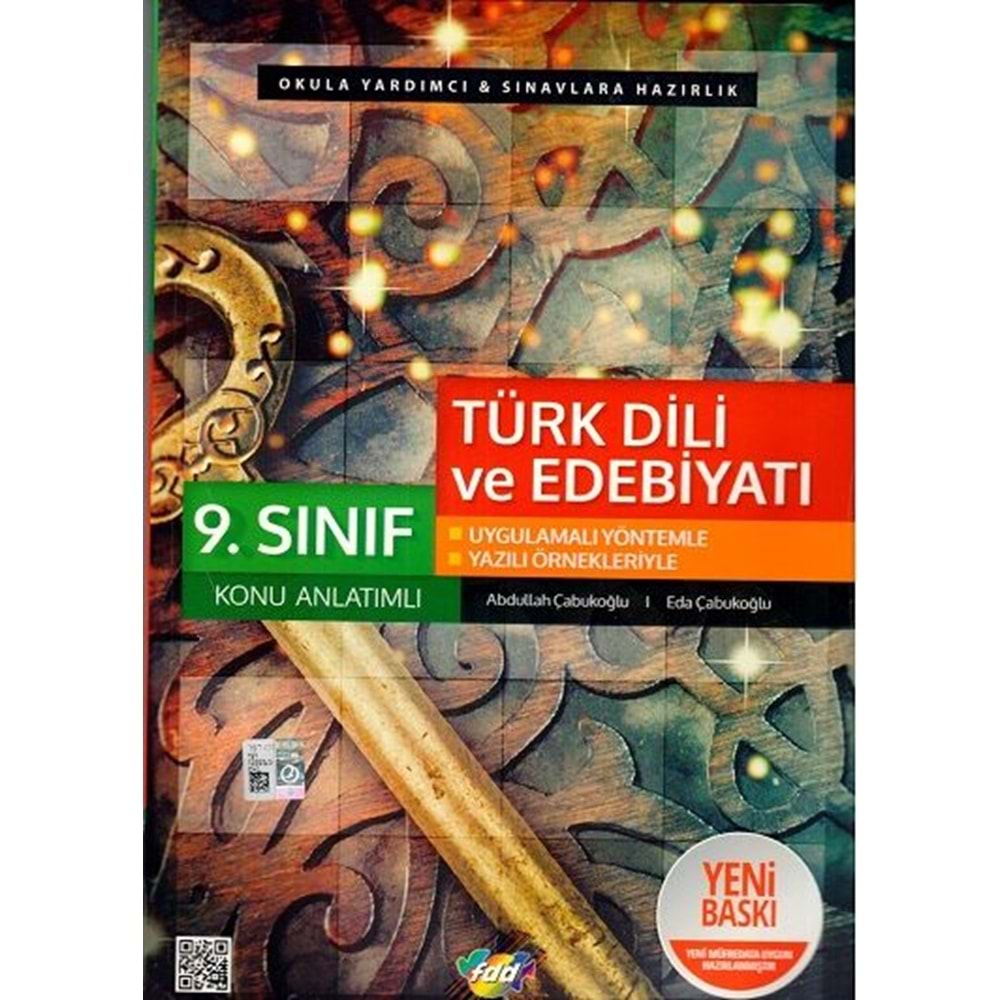 FDD Yayınları 9. Sınıf Türk Dili ve Edebiyatı Konu Anlatımlı