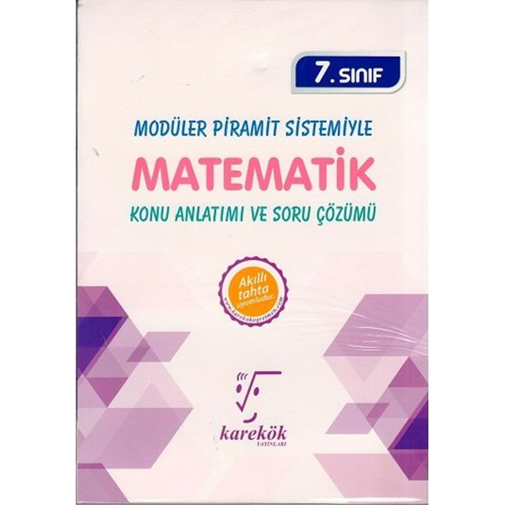 Karekök Yayınları 7. Sınıf Matematik Konu Anlatımı ve Soru Çözümü