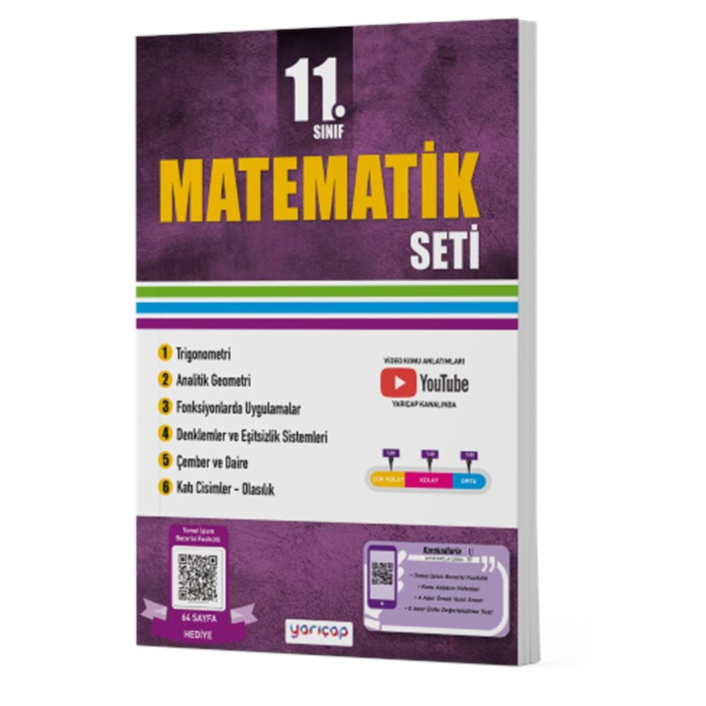 Yarı Çap Yayınları 11. Sınıf Matematik Seti