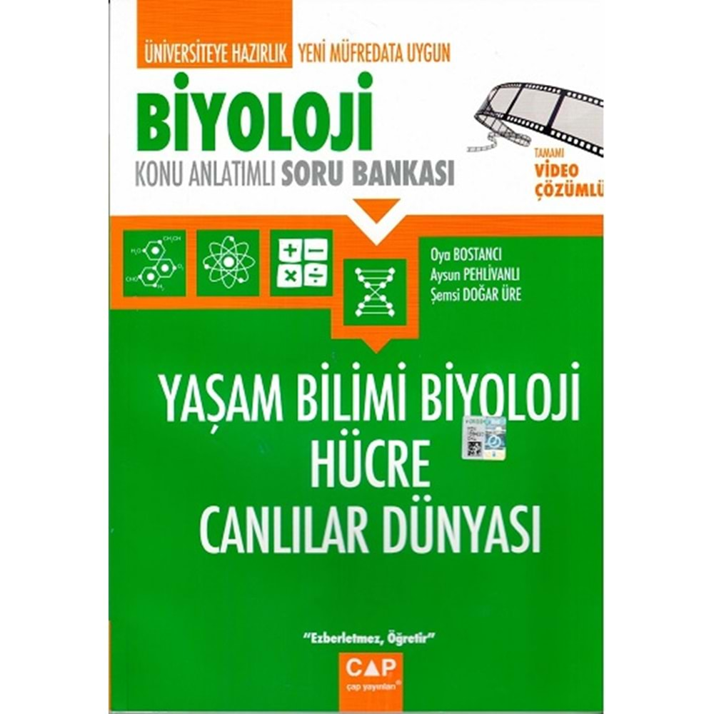 Çap YKS Yaşam Bilimi Biyoloji Hücre Canlılar Dünyası Fasikül