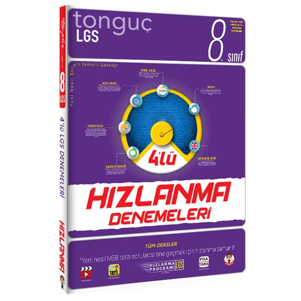 Tonguç Akademi 8. Sınıf LGS 4 lü Hızlanma Denemeleri