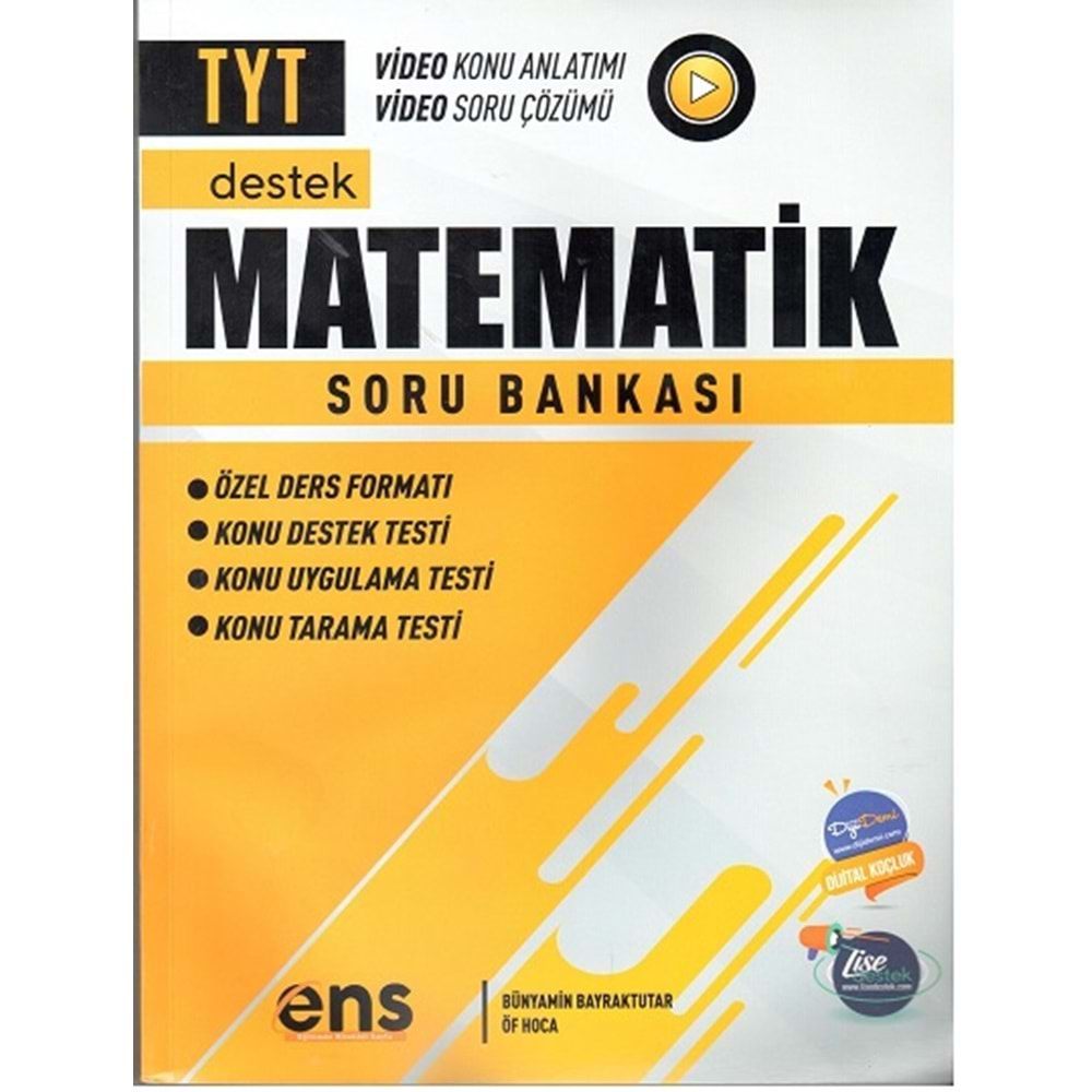 ENS Yayıncılık TYT Matematik Destek Soru Bankası 2024