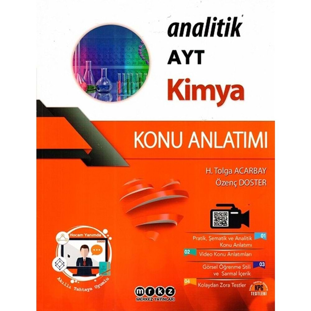 Merkez Yayınları AYT Kimya Analitik Konu Anlatımı