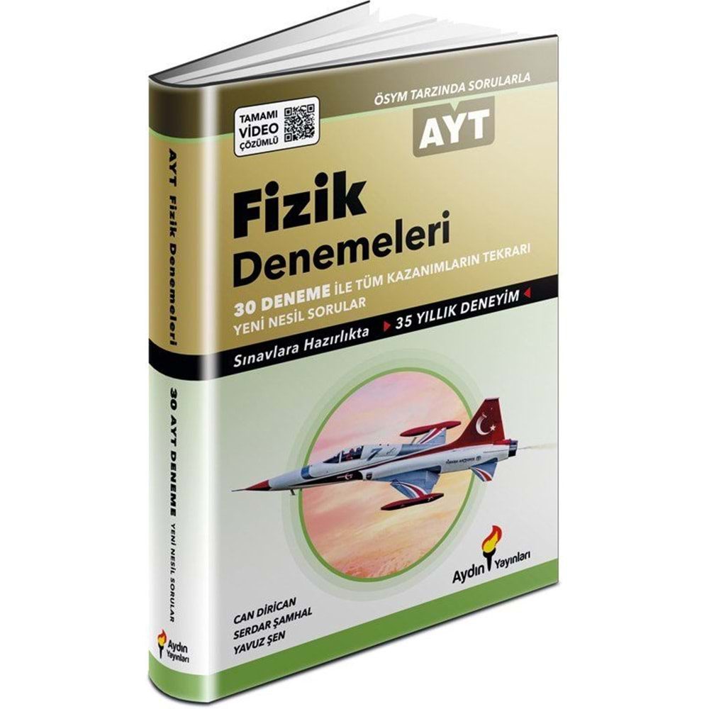 Aydın Yayınları AYT Fizik 30 lu Denemeleri