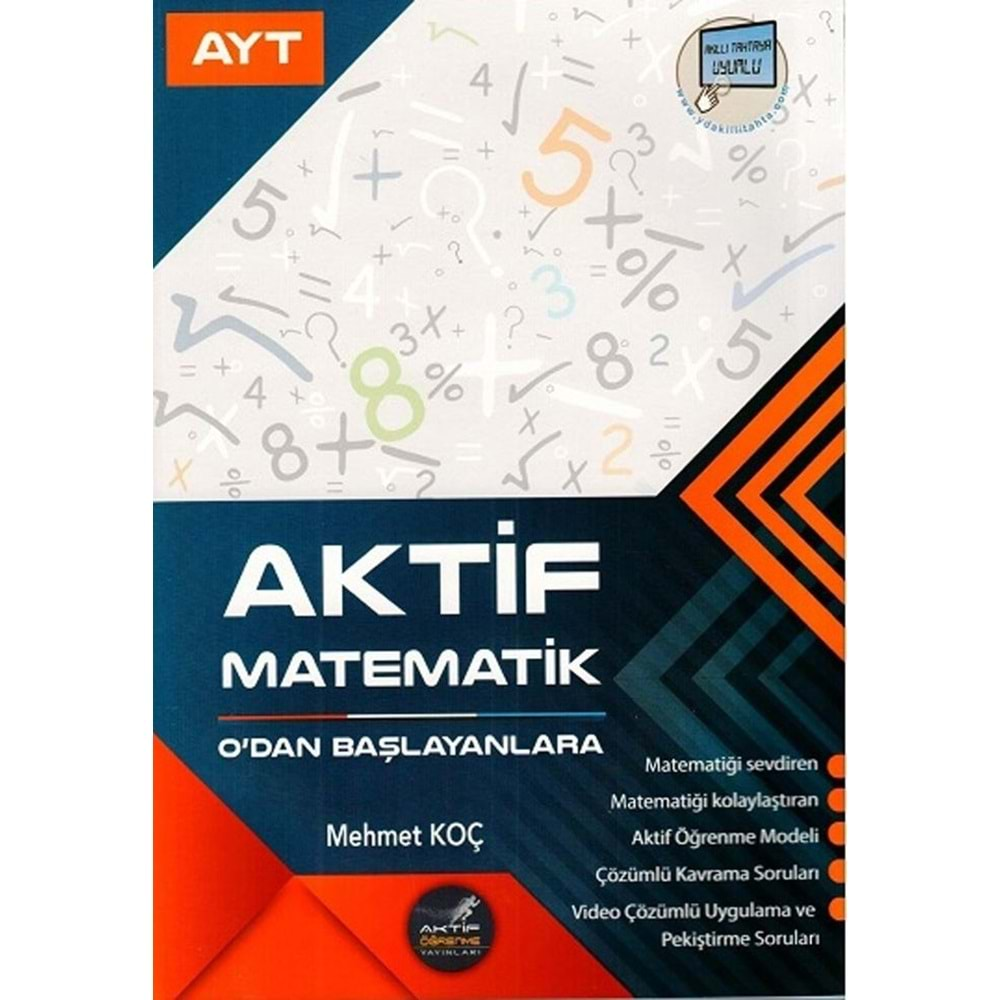 Aktif Öğrenme Yayınları AYT Aktif Matematik 0 dan Başlayanlara