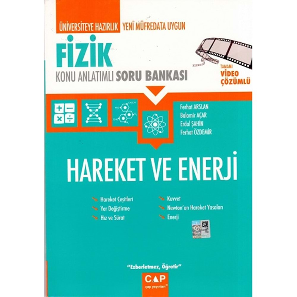 Çap Fizik Hareket ve Enerji Konu Anlatımlı Soru Bankası