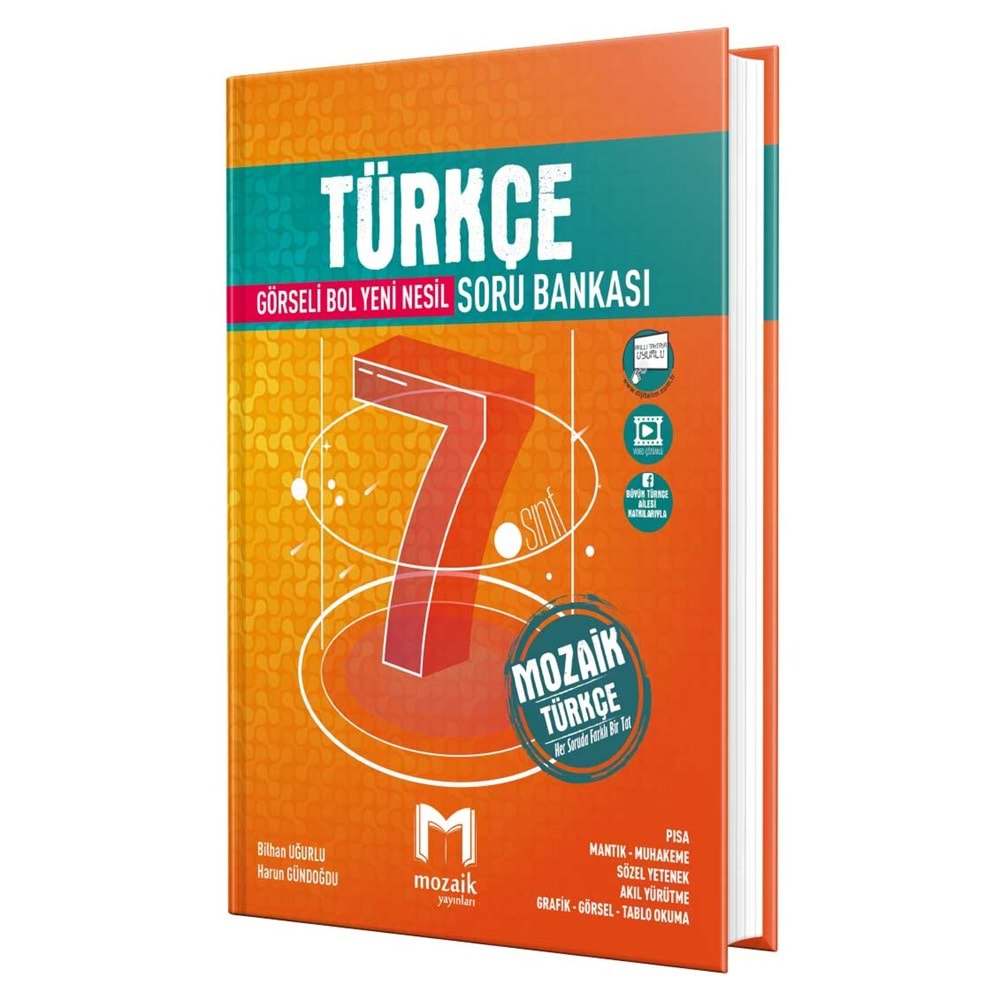 Mozaik Yayınları 7. Sınıf Türkçe Yeni Nesil Soru Bankası