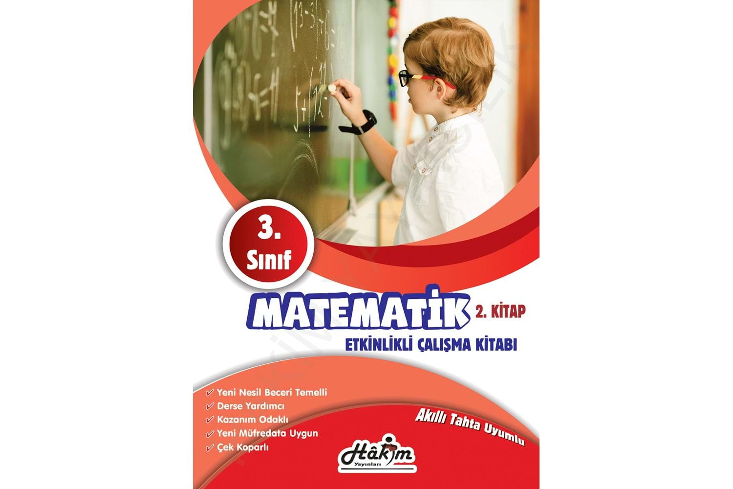 Hakim Yayınları 3. Sınıf Matematik Etkinlikli Çalışma Kitabı 2.Kitap