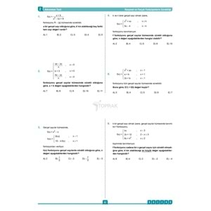 Toprak Yayınları Ayt Limit Ve Süreklilik