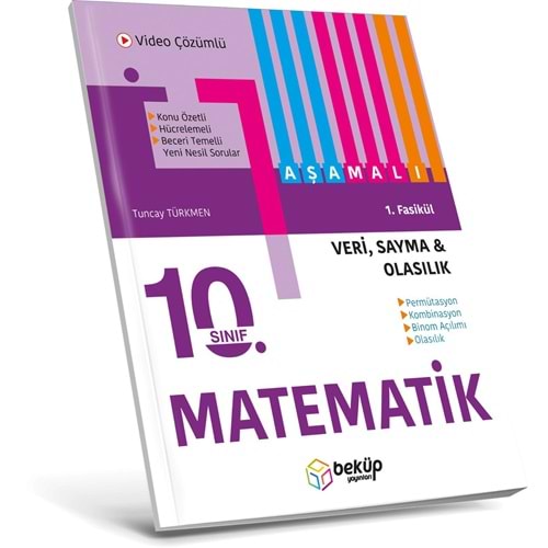 Beküp Yayınları 10. Sınıf Matematik 1. Fasikül Veri Sayma Olasılık