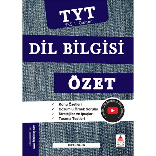 Delta Kültür Yayınevi TYT Dil Bilgisi Özet