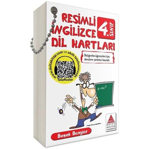 Delta Kültür Yayınevi 4. Sınıf Resimli İngilizce Dil Kartları