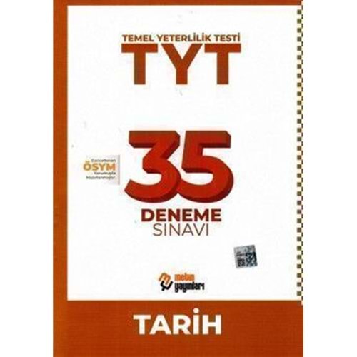 Metin Yayınları TYT Tarih 35 Deneme Sınavı