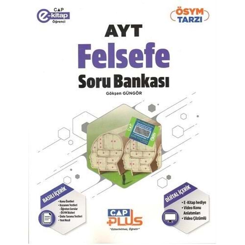 Çap Yayınları AYT Felsefe Plus Soru Bankası