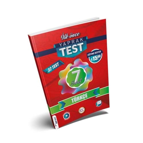 İlk Önce Yayıncılık 7. Sınıf Türkçe Yaprak Test 2023