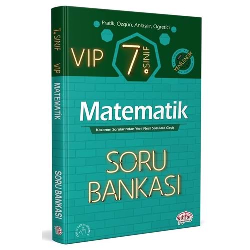 Editör Yayınevi 7. Sınıf VIP Matematik Soru Bankası