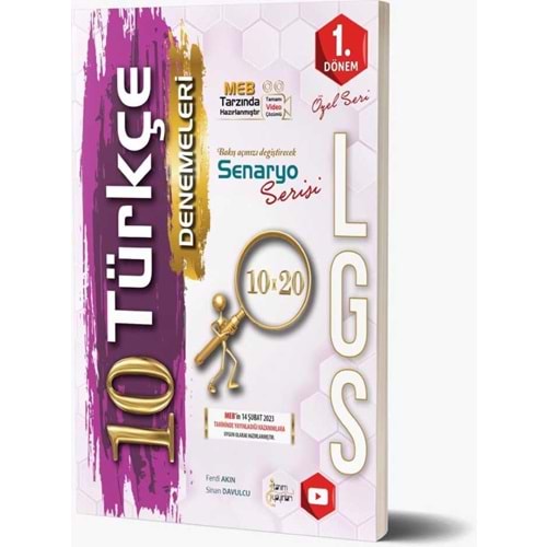 Tanım Yayınları 8. Sınıf LGS Türkçe 10 Deneme Özel Baskı