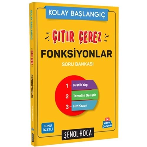 Şenol Hoca Yayınları Çıtır Çerez Fonksiyonlar Soru Bankası