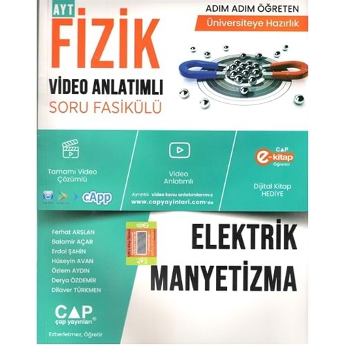 Çap Yayınları Fizik Elektrik Manyetizma Konu Anlatımlı Soru Bankası