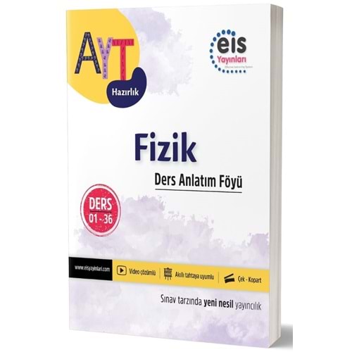 Eis Yayınları AYT Fizik Ders Anlatım Föyü 2024