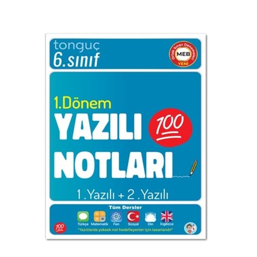 Tonguç Akademi 6. Sınıf 1. Dönem Yazılı Notları