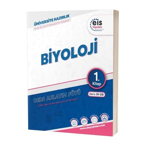 Eis Yayınları YKS Biyoloji DAF Mavi Seri 1. Kitap