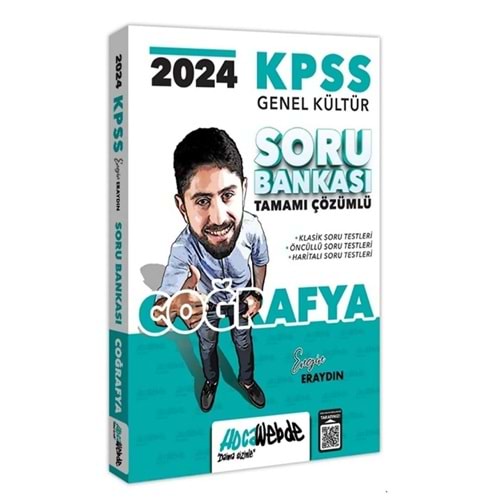 HocaWebde Yayınları 2024 KPSS Genel Kültür Coğrafya Soru Bankası